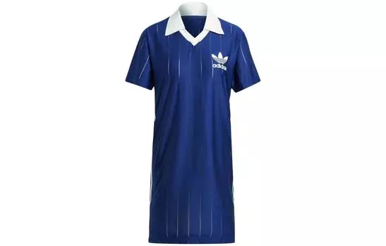 Adidas Originals Женские шорты-платье с рукавами, цвет Blue