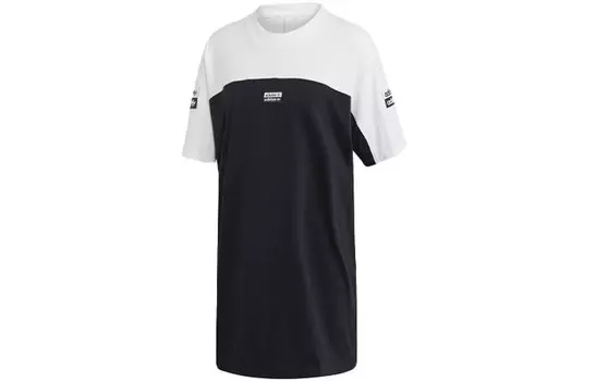 Adidas Originals Женские шорты-платье с рукавами, цвет Black
