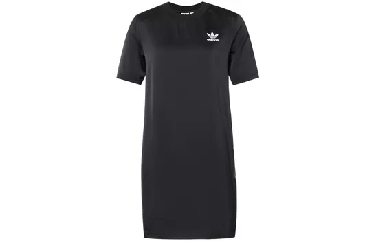 Adidas Originals Женские шорты-платье с рукавами, цвет Black