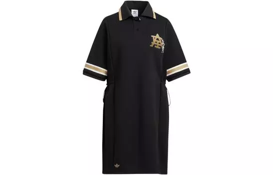 Adidas Originals Женские шорты-платье с рукавами, цвет Black