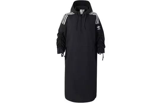 Adidas Originals Женские шорты-платье с рукавами, цвет Black