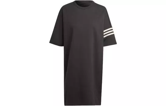Adidas Originals Женские шорты-платье с рукавами, цвет Black