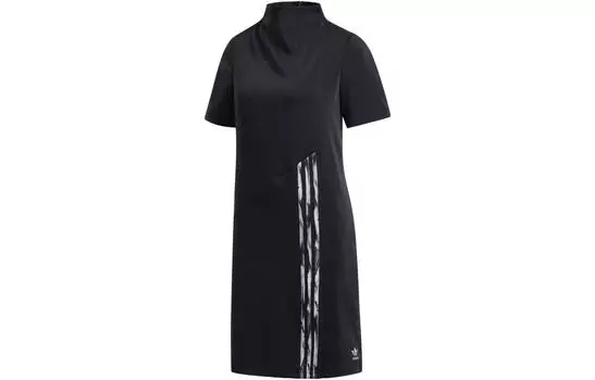 Adidas Originals Женские шорты-платье с рукавами, цвет Black