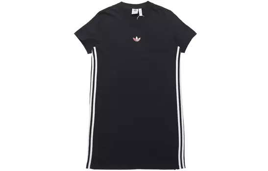 Adidas Originals Женские шорты-платье с рукавами, цвет Black