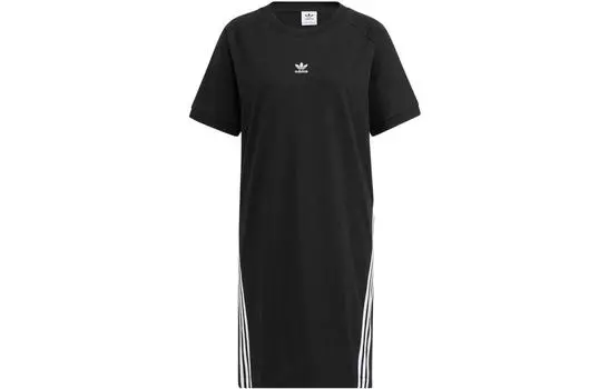 Adidas Originals Женские шорты-платье с рукавами, цвет Black