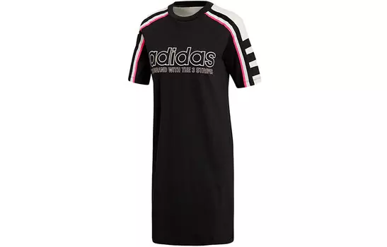 Adidas Originals Женские шорты-платье с рукавами, цвет Black