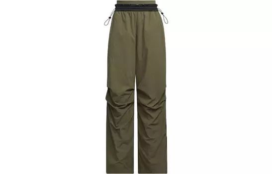 Adidas Originals Женские спортивные брюки Strata из тканого материала, оливково-зеленые