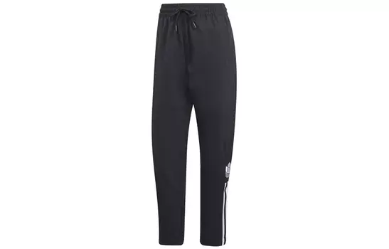 Adidas Originals Женские трикотажные спортивные штаны, цвет Black/White