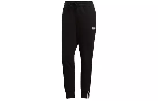 Adidas Originals Женские трикотажные спортивные штаны, цвет Black