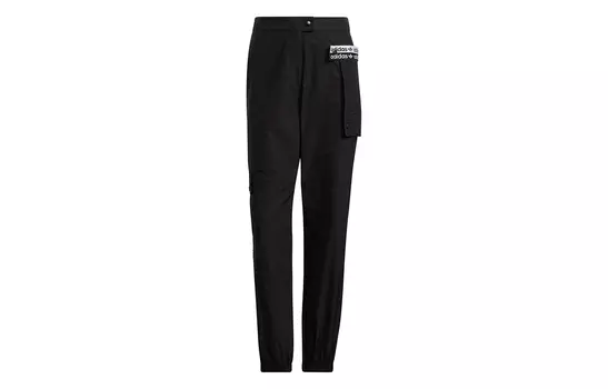 Adidas Originals Женские трикотажные спортивные штаны, цвет Black