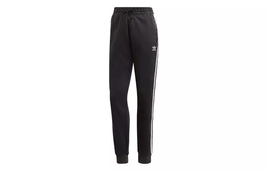 Adidas Originals Женские трикотажные спортивные штаны, цвет Black