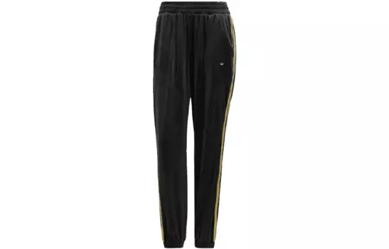 Adidas Originals Женские трикотажные спортивные штаны, цвет Black