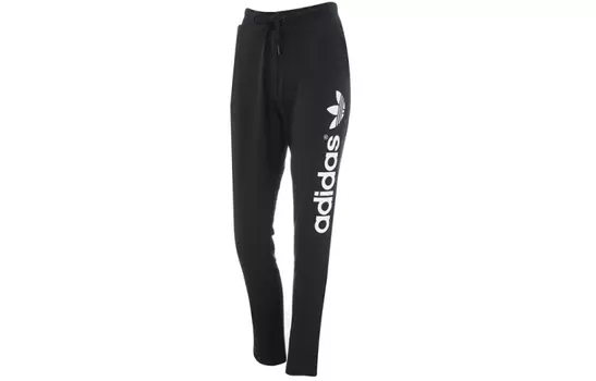 Adidas Originals Женские трикотажные спортивные штаны, цвет Black