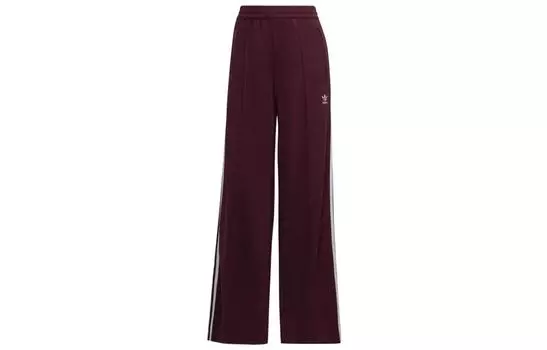 Adidas Originals Женские трикотажные спортивные штаны, цвет Burgundy
