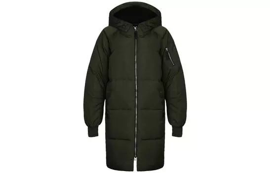 Adidas Originals Женский пуховик, цвет Army Green