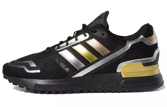 Кроссовки Adidas Originals ZX 750 Lifestyle Unisex, черный/золотой