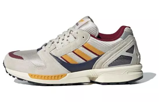 Adidas originals ZX 8000 Кроссовки унисекс, Aluminium/Preloved Yellow/Collegiate Burgundy