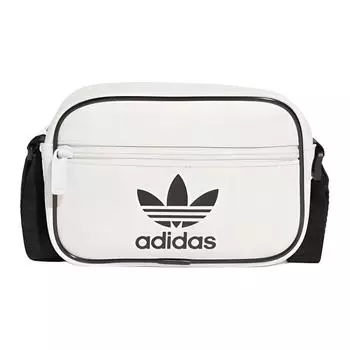Adidas Полиуретановая сумка через плечо, мини-сумка унисекс, белая и черная