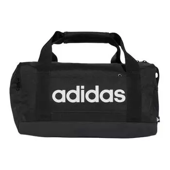 Adidas Портативная спортивная сумка из полиэстера, маленького размера, унисекс, черно-белая
