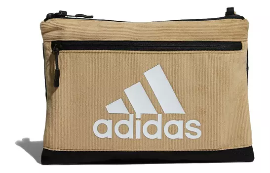 Adidas Портативная сумка через плечо из полиэстера, унисекс, цвет светло-хаки