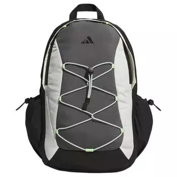 Adidas Рюкзак CITY ESCAPE из переработанного полиамида, стандартный мужской, черный, темно-серый и нефритово-белый