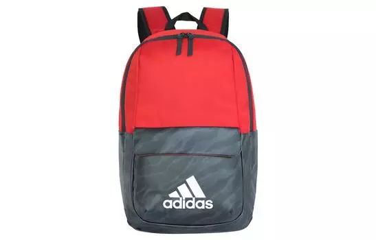 Adidas Рюкзак из переработанного полиэстера, стандартный, унисекс, светло-алый/черный