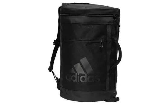 Adidas Рюкзак из полиэстера, обычный, мужской, черный