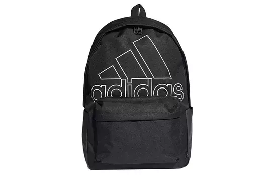 Adidas Рюкзак из полиэстера, стандартный, унисекс, черный