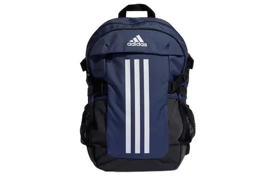 Adidas Рюкзак из полиэстера, стандартный, унисекс, темно-синий/белый/черный