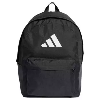 Adidas Рюкзак из полиэстера унисекс, черно-белый