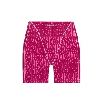 Adidas Шорты Ivy Park Monogram Short Tights Bold Pink