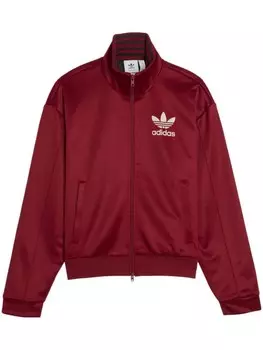 Adidas спортивная куртка с логотипом Trefoil, красный
