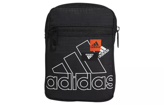 Adidas Спортивная сумка из полиэстера, сумка через плечо, обычная, унисекс, черная