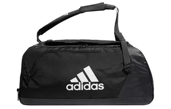 Adidas Спортивная сумка из полиэстера, сумка-ведро, дамская сумочка, сумка на плечо, унисекс, черная
