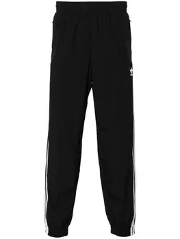 Adidas спортивные брюки с вышивкой, черный