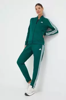 Adidas спортивный костюм, зеленый