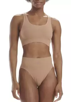 Adidas Sportswear Бюстье "Active Seamless Micro Stretch" с разнонаправленной растяжкой и сохранением формы, цвет Beaver Fur