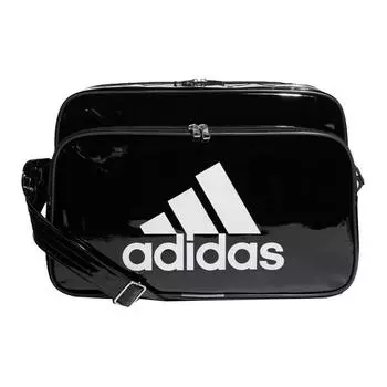 Adidas Сумка через плечо из искусственной кожи, обычная, унисекс, черная