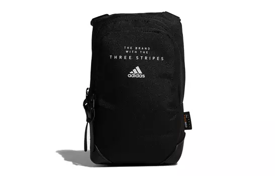 Adidas Сумка через плечо из полиэстера, обычная, унисекс, черная