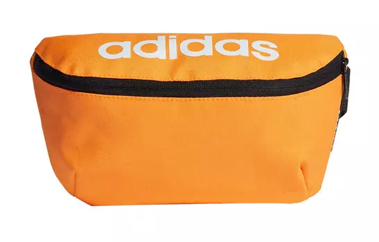 Adidas Сумка через плечо из полиэстера, сумка-слинг, поясная сумка, маленький размер, унисекс, оранжевый