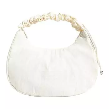 Adidas Сумка-хобо Cloud Bag из полиэстера, женская, белого цвета, среднего размера