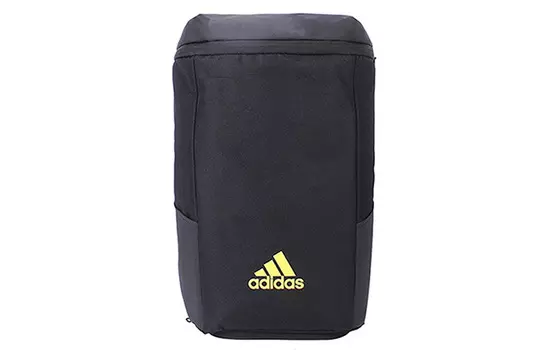 Adidas Сумка-рюкзак для бадминтонных ракеток из полиэстера, обычная, унисекс, черная