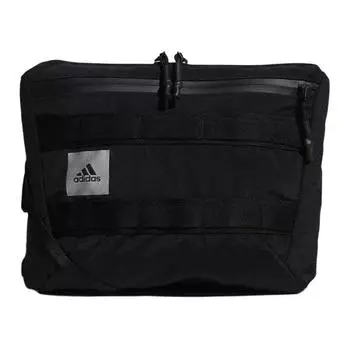 Adidas Сумки через плечо из нейлоновой ткани, обычные, унисекс, черные