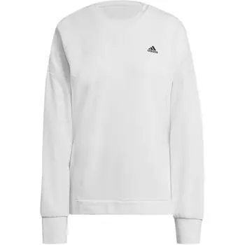 Adidas Свитшот женские ярко-белые
