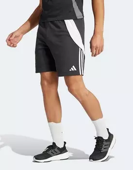 adidas – Tiro 24 – черные спортивные шорты