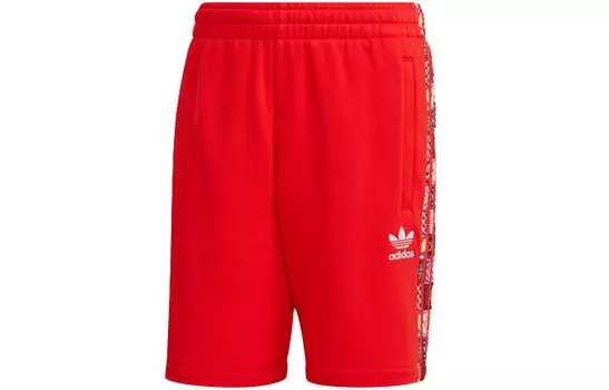 Adidas WxE 3 Stripe повседневные шорты мужские ярко-розовые Adidas Originals, розовый