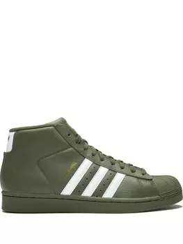Adidas высокие кроссовки Pro Model, зеленый