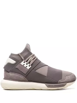 Adidas высокие кроссовки Y-3 Qasa, коричневый