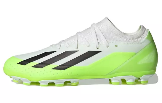 Adidas X Crazyfast.3 Футбольные бутсы унисекс, Белый/черный/солнечно-зеленый