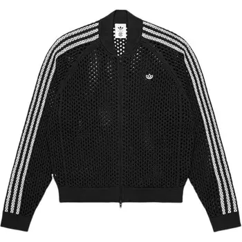 Adidas X Edison Chen вязаный крючком спортивный топ Adidas Originals, черный